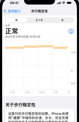 定城镇iPhone手机维修如何在iPhone开启'步行稳定性通知'